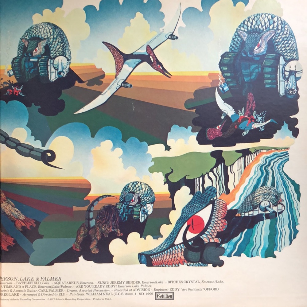 Emerson Lake And Palmer Tarkus Vinyl Lp